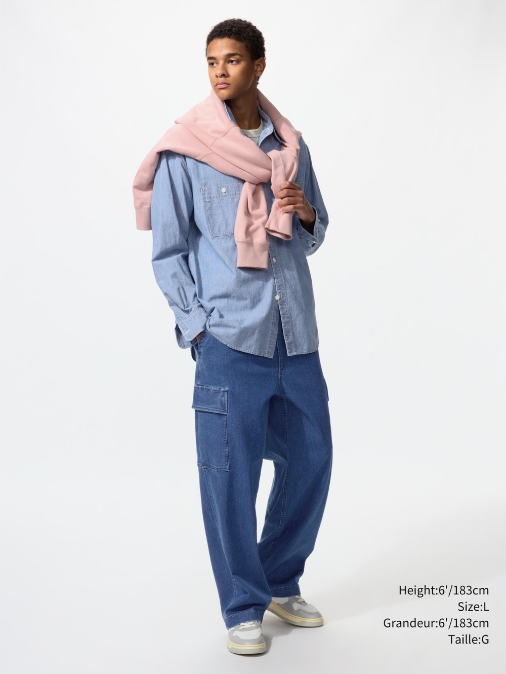 Uniqlo Denim Cargo Pants